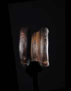 Labret en bois et metal - Dinka / Pokot - Soudan / Ethiopie