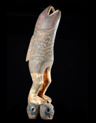 Effigie Lwa Serpent arc en ciel Vodun polychrome  - Togo - Bénin