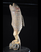 Effigie Lwa Serpent arc en ciel Vodun polychrome  - Togo - Bénin