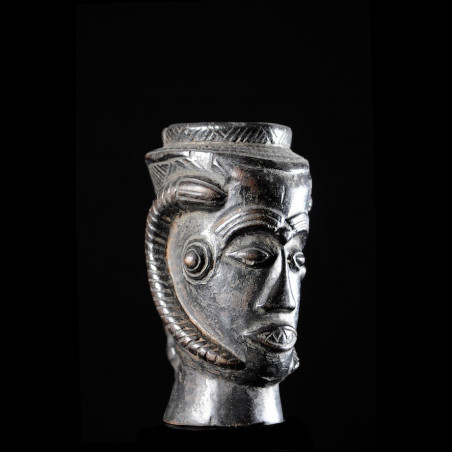 Coupe cephalomorphe - Kuba Showa- RDC Zaire - Receptacles