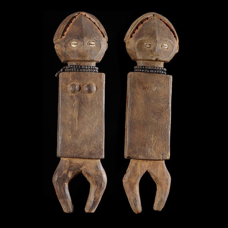 Statues Emblemes la paire - Ngala ou Ngbandi - RDC Zaire