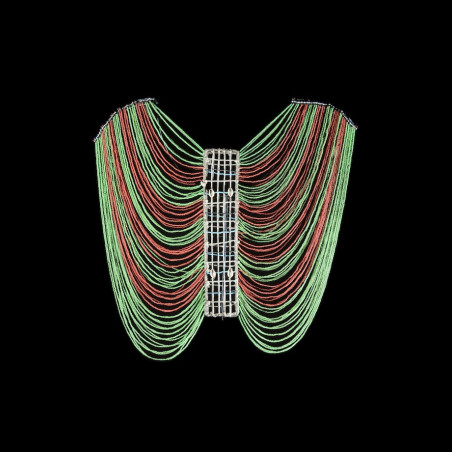 Corset de jeune fille en perles - Dinka - Soudan - Parures