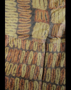 Foulard ou pagne en écorce battue - Dida - Côte Ivoire