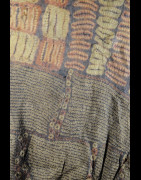 Foulard ou pagne en écorce battue - Dida - Côte Ivoire