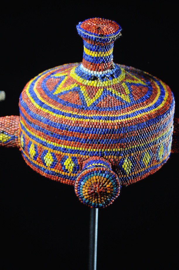Coiffe perlée - Pende / Yaka / Suku - RDC Zaire