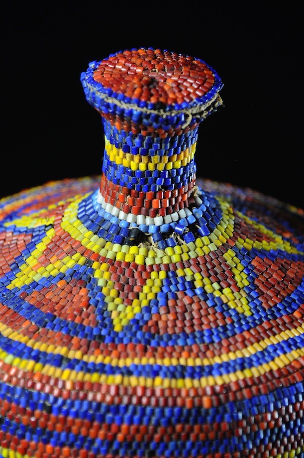 Coiffe perlée - Pende / Yaka / Suku - RDC Zaire