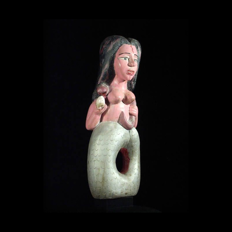 Statuette Vaudou Mami Wata sirene - Ewe - Benin - Culte Vaudou