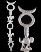 Canne de dignitaire en fonte aluminium - Fon - Benin - Objets de regalia