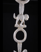 Canne de dignitaire en fonte aluminium - Fon - Benin - Objets de regalia
