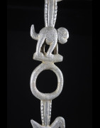 Canne de dignitaire en fonte aluminium - Fon - Benin - Objets de regalia