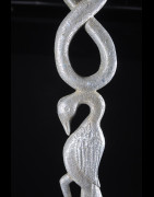 Canne de dignitaire en fonte aluminium - Fon - Benin - Objets de regalia