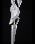 Canne de dignitaire en fonte aluminium - Fon - Benin - Objets de regalia