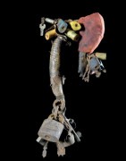 Fetiche Cadenas Crane de chien - Vaudou - Fongbe - Benin