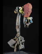 Fetiche Cadenas Crane de chien - Vaudou - Fongbe - Benin