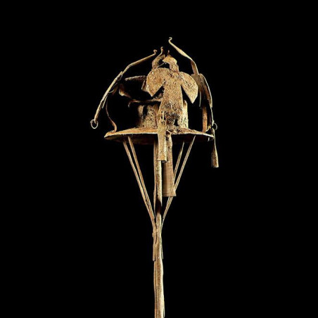 Asen aux oiseaux Osanyin - Yoruba - Benin / Nigeria - Fer noir