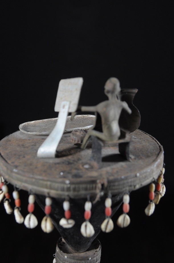 Autel portatif Asen en fer noir - Fon - Benin
