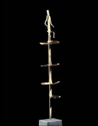 Lampe a huile - Ethnie Dogon - Mali - Fer noir africain