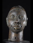 Tete commemorative Oba Bronze Ife - Bini Edo - Nigeria