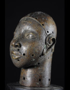 Tete commemorative Oba Bronze Ife - Bini Edo - Nigeria