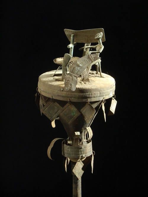 Asen / autel portatif - Ethnie Fon - Benin - Rites funeraires