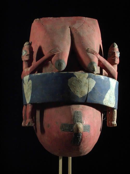 Masque ventre Gelede  - Yoruba - Nigeria / Benin