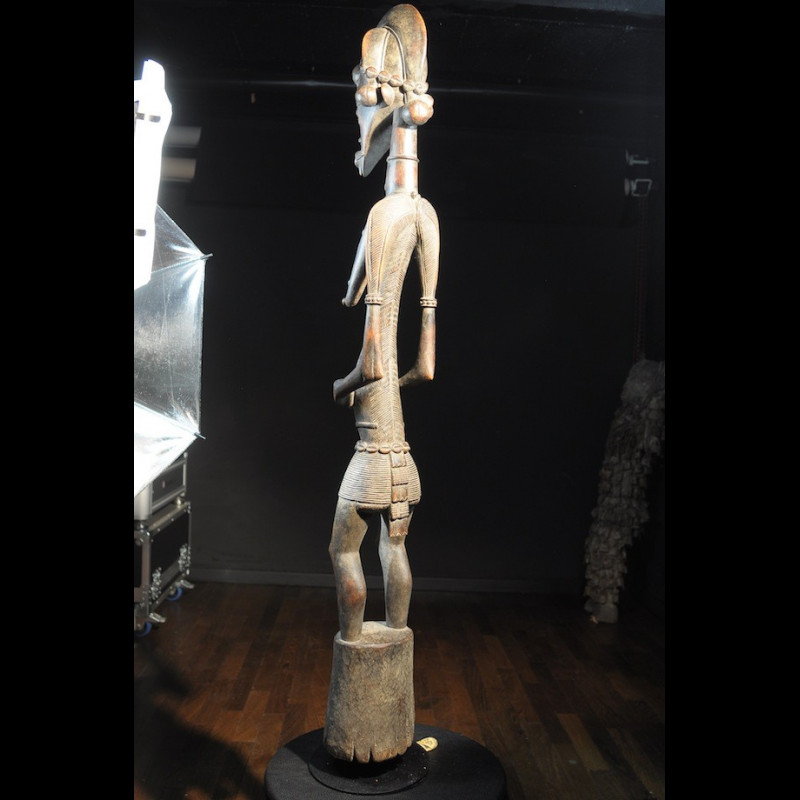 Statue Pilon Deble ou debele - Poro Kulubele - Senoufo - Côte d'Ivoire ...