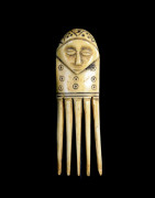 Peigne zoomorphe en Bronze - Gan - Burkina Faso