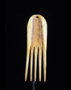 Peigne zoomorphe en Bronze - Gan - Burkina Faso