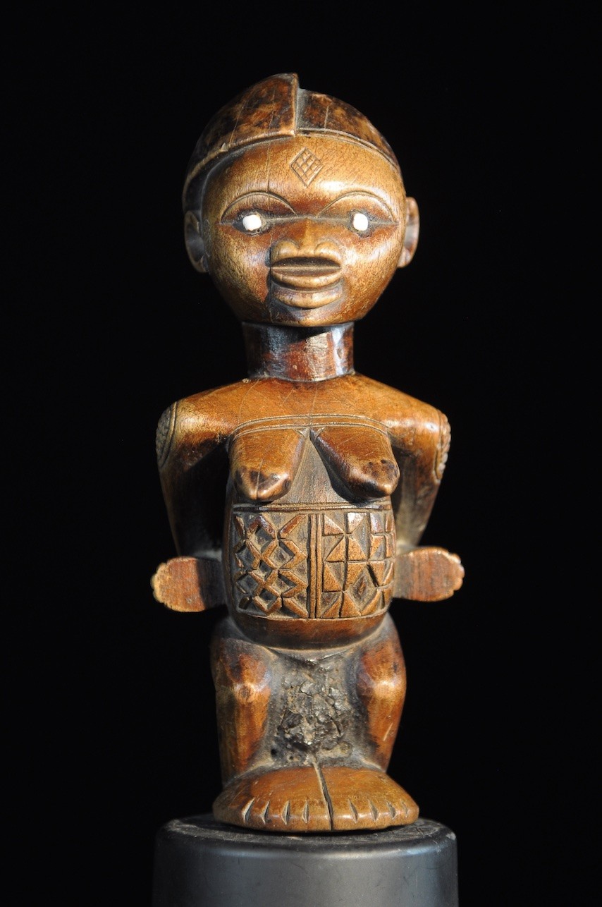 Statue cultuelle maternité - Bembe - RDC Zaire