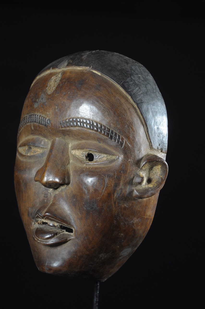 Masque portrait ancien - Kongo Yombe - RDC Zaire