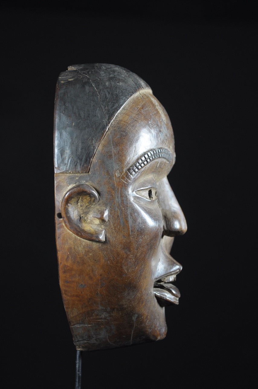 Masque portrait ancien - Kongo Yombe - RDC Zaire
