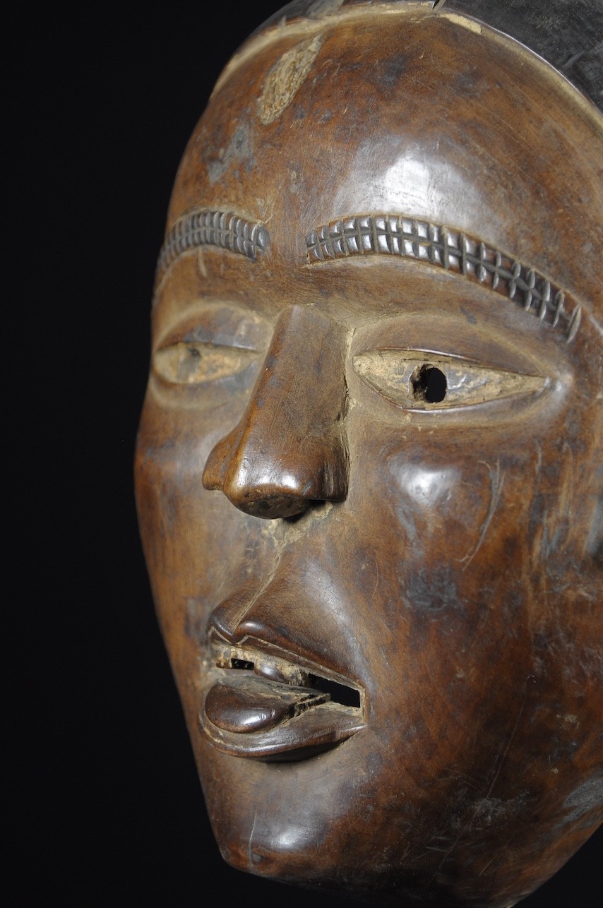 Masque portrait ancien - Kongo Yombe - RDC Zaire