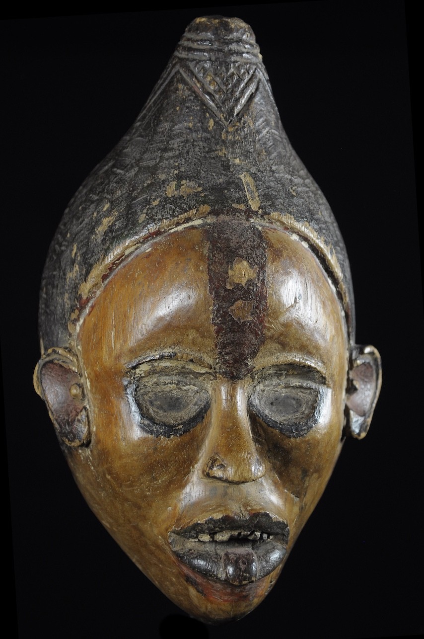 Masque portrait ancien - Kongo Yombe - RDC Zaire