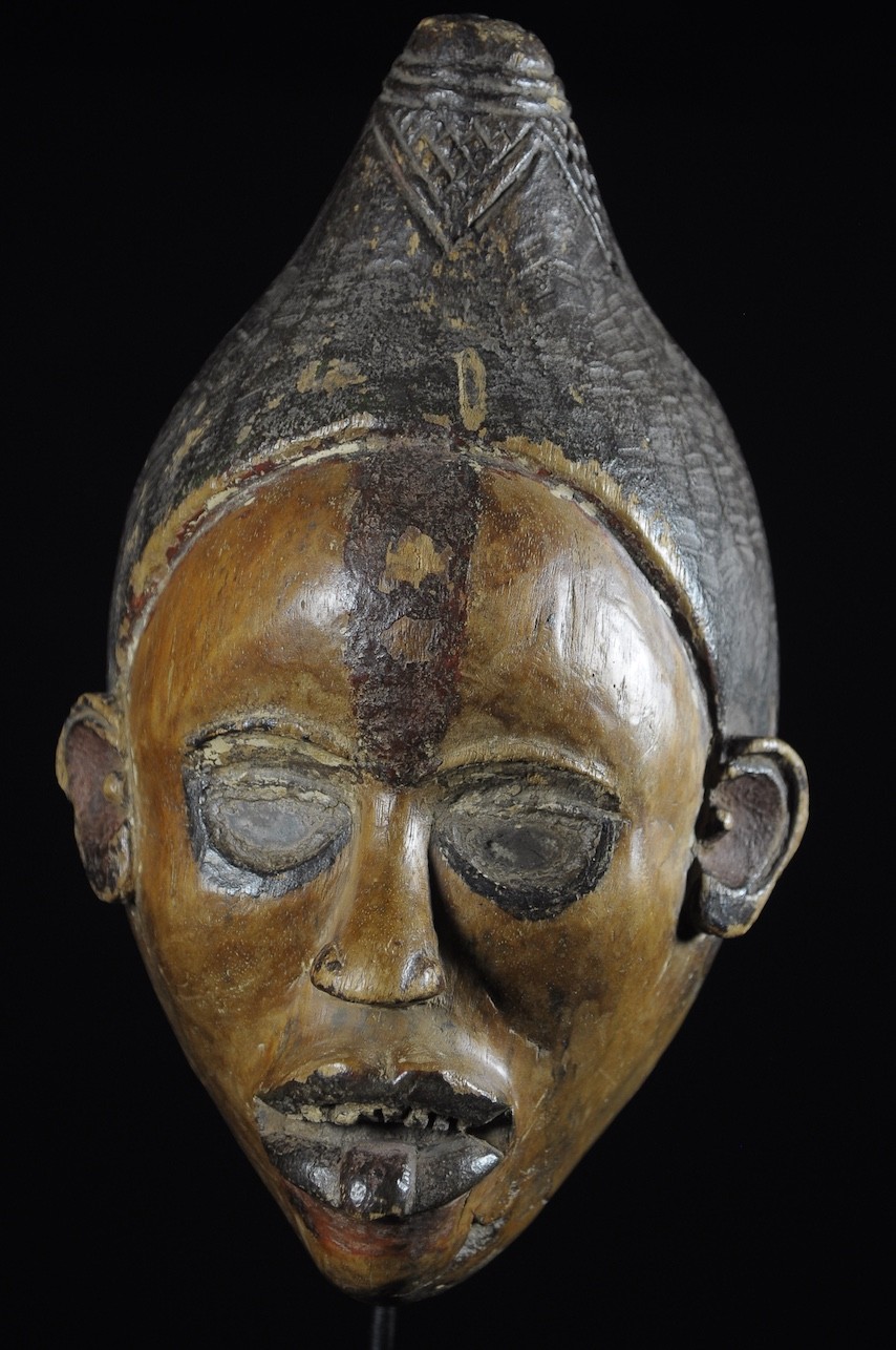 Masque portrait ancien - Kongo Yombe - RDC Zaire