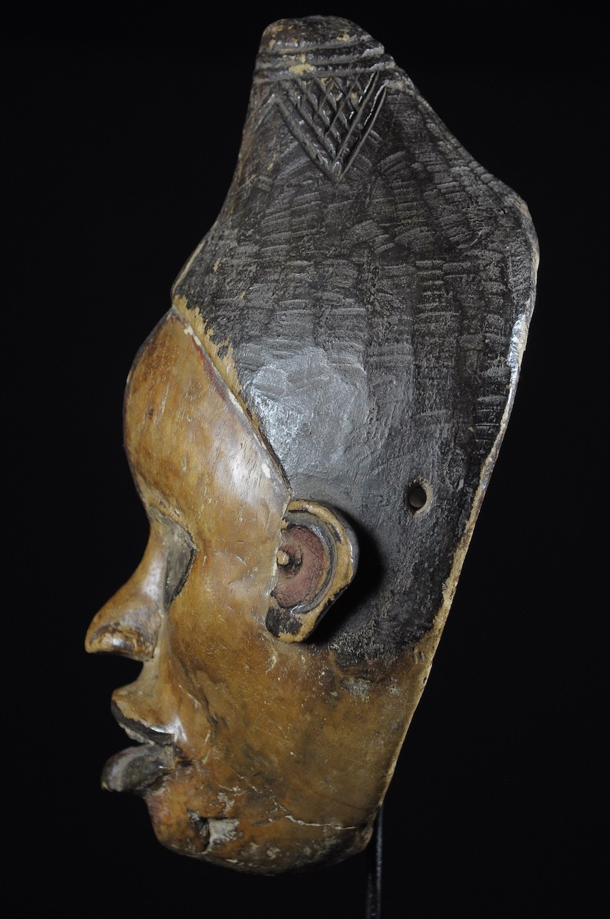 Masque portrait ancien - Kongo Yombe - RDC Zaire