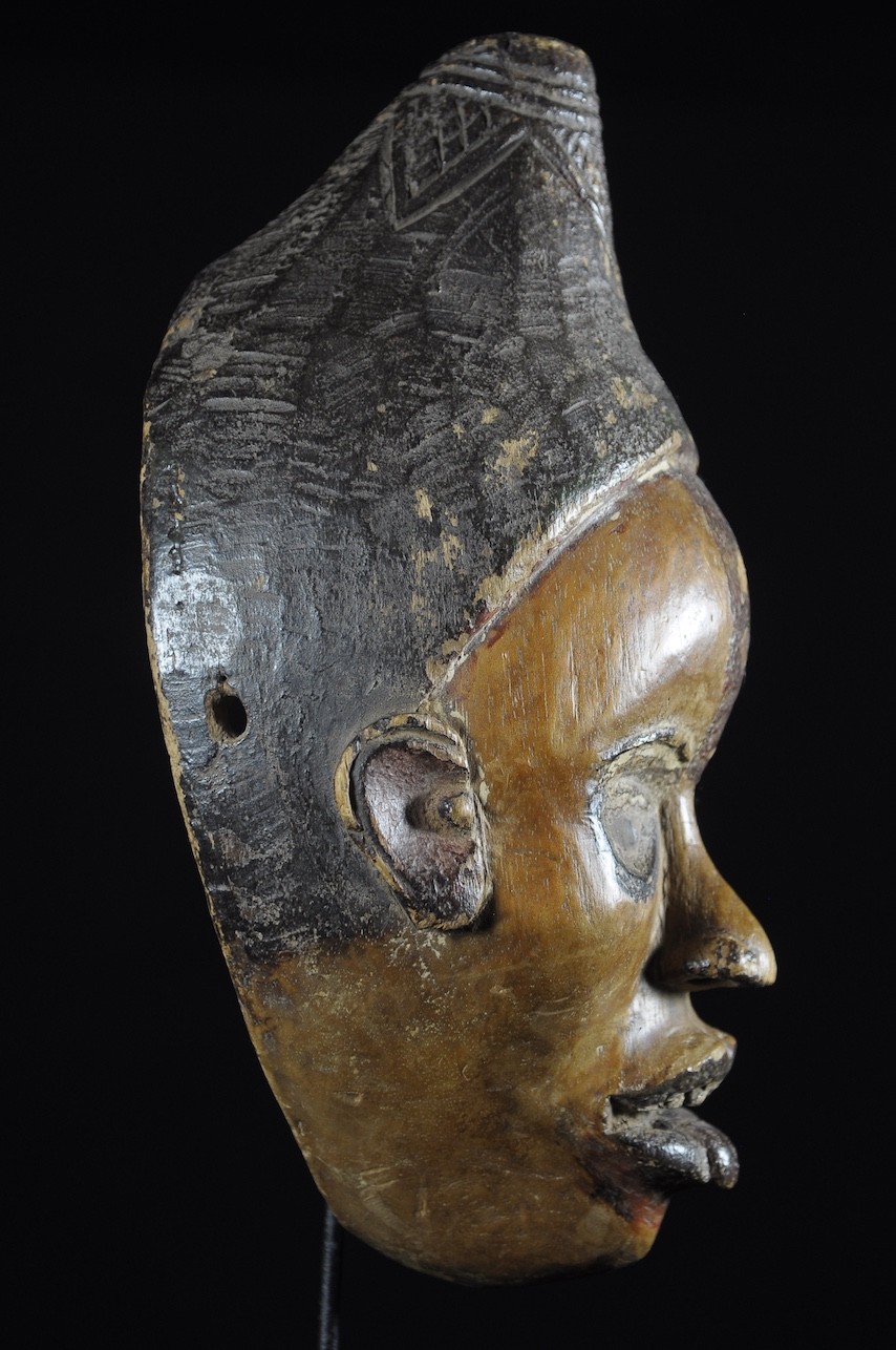 Masque portrait ancien - Kongo Yombe - RDC Zaire