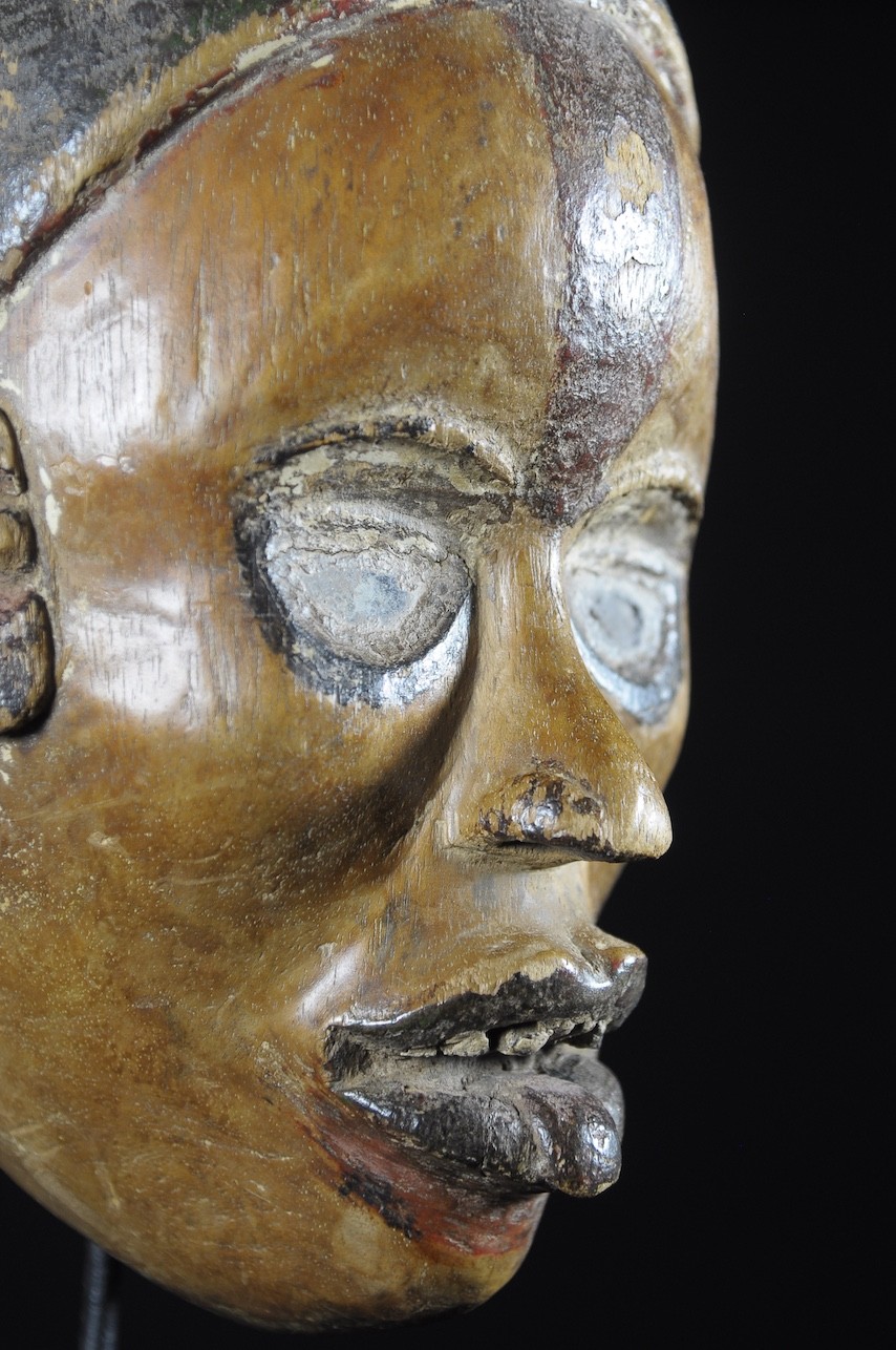 Masque portrait ancien - Kongo Yombe - RDC Zaire