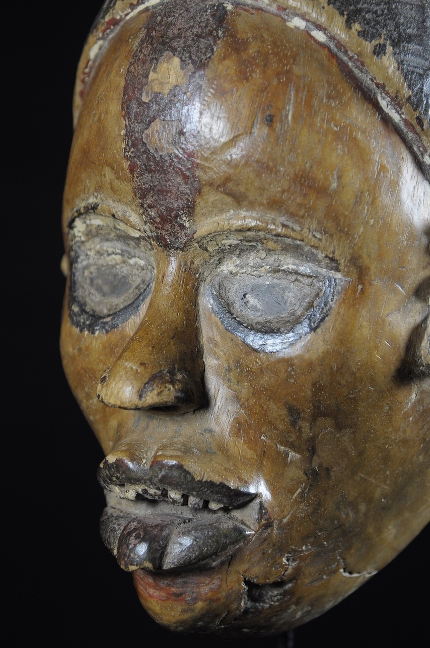 Masque portrait ancien - Kongo Yombe - RDC Zaire