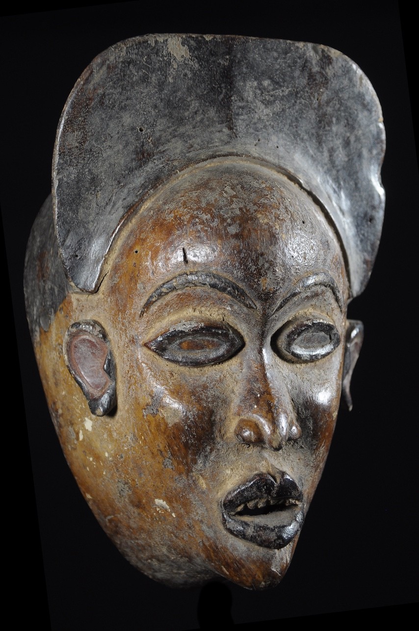 Masque portrait ancien - Kongo Yombe - RDC Zaire