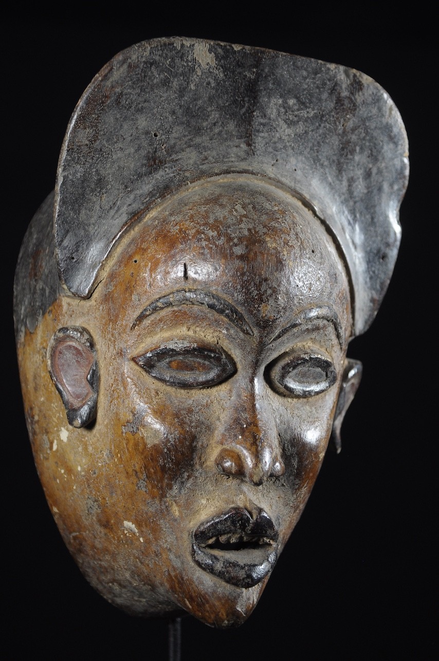 Masque portrait ancien - Kongo Yombe - RDC Zaire
