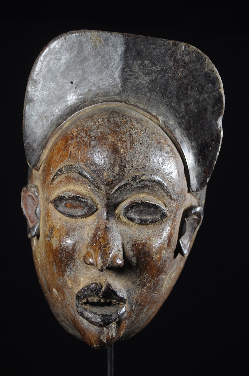 Masque portrait ancien - Kongo Yombe - RDC Zaire