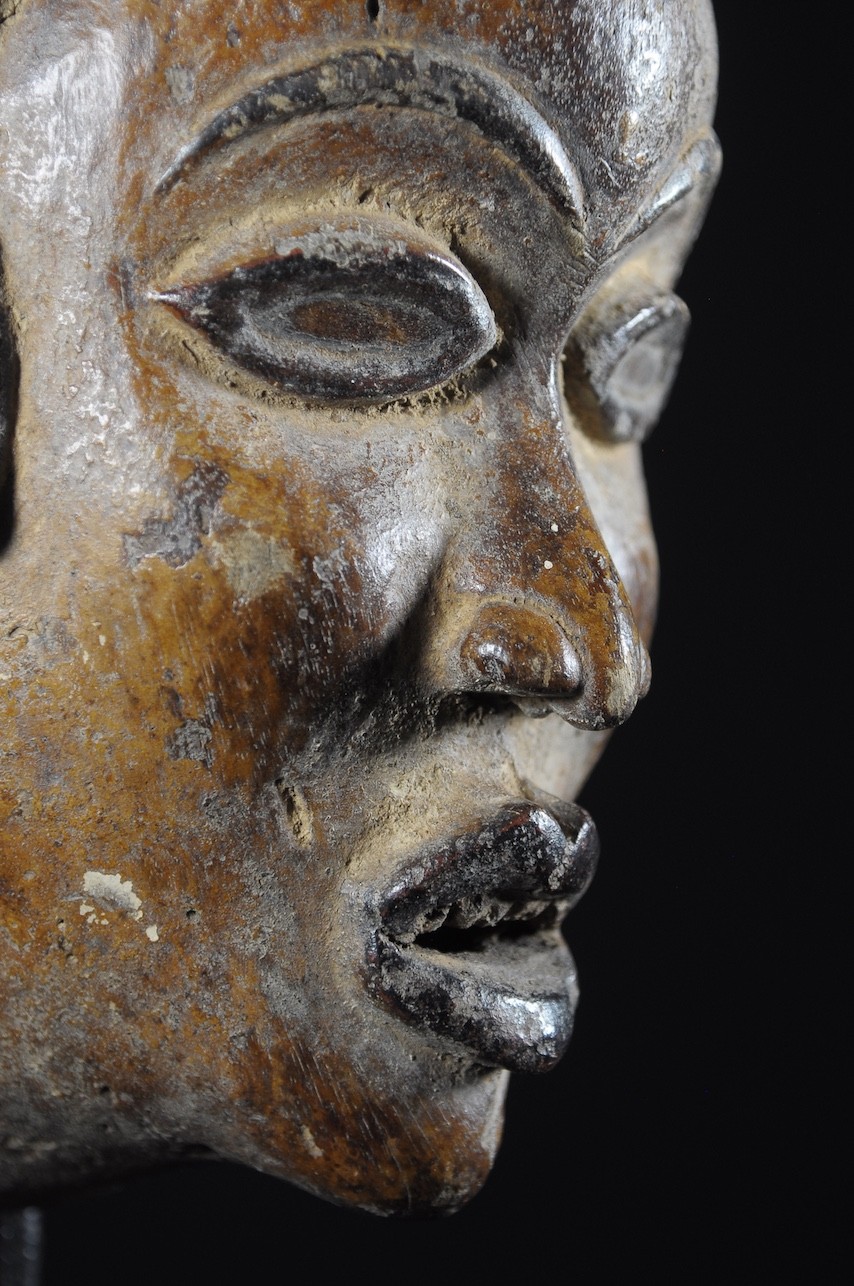 Masque portrait ancien - Kongo Yombe - RDC Zaire