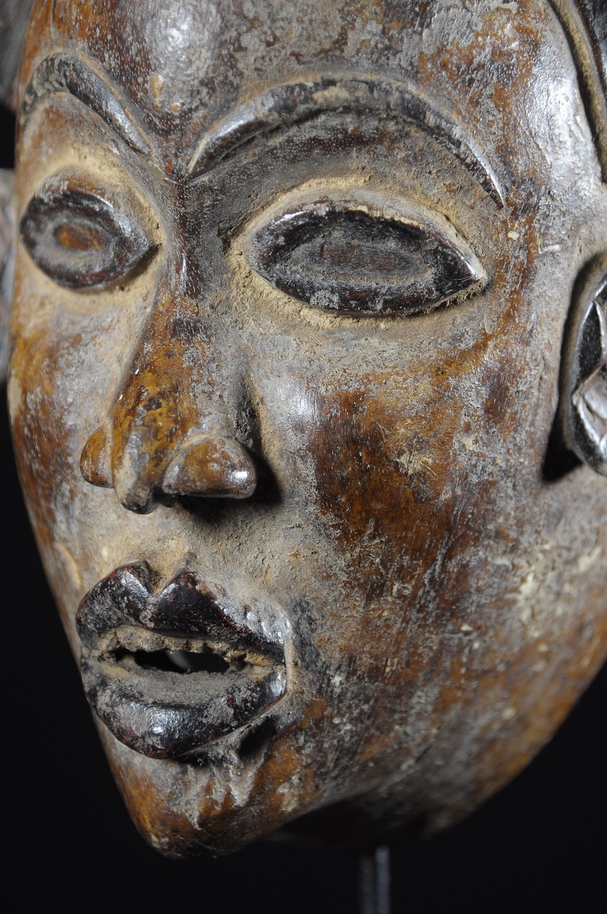 Masque portrait ancien - Kongo Yombe - RDC Zaire