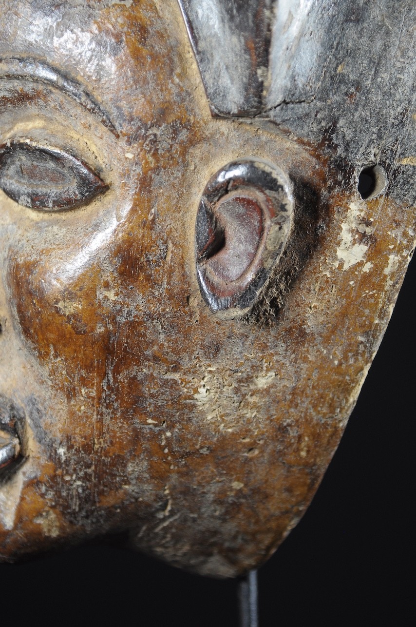 Masque portrait ancien - Kongo Yombe - RDC Zaire