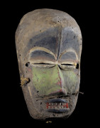 Masque Polychrome de Mendiant - We / Guere - Côte d'Ivoire