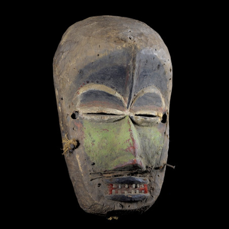 Masque Polychrome de Mendiant - We / Guere - Côte d'Ivoire