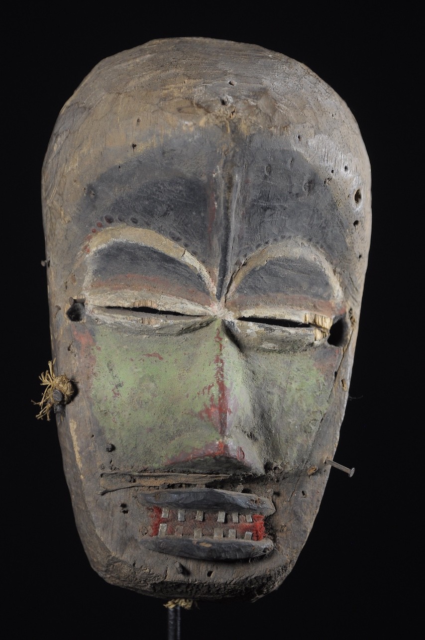 Masque Polychrome de Mendiant - We / Guere - Côte d'Ivoire