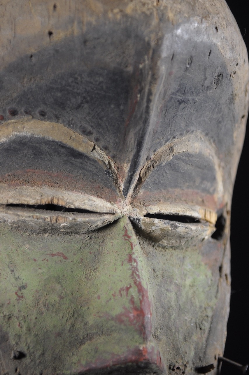 Masque Polychrome de Mendiant - We / Guere - Côte d'Ivoire