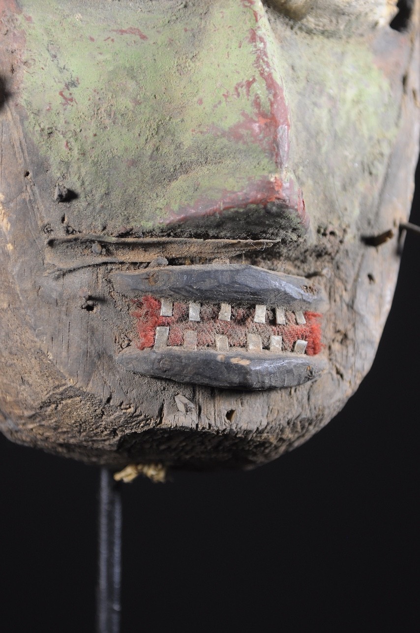 Masque Polychrome de Mendiant - We / Guere - Côte d'Ivoire