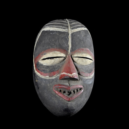Masque Polychrome de Mendiant - We / Guere - Côte d'Ivoire